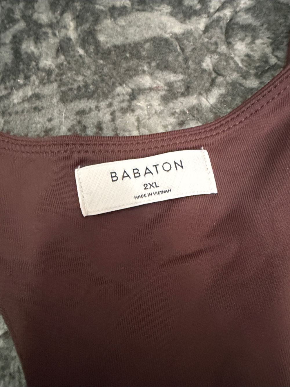 Babaton Brown Scoop Racerback Crop Tank - Picture 2 of 3